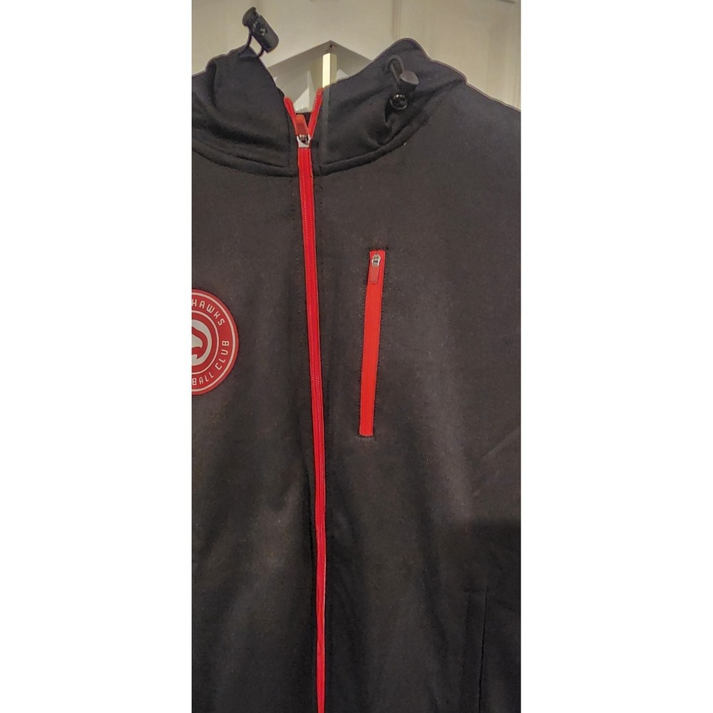 NBA Atlanta Hawks Zip Up Hoodie Mens Medium, NWT - Picture 3 of 8